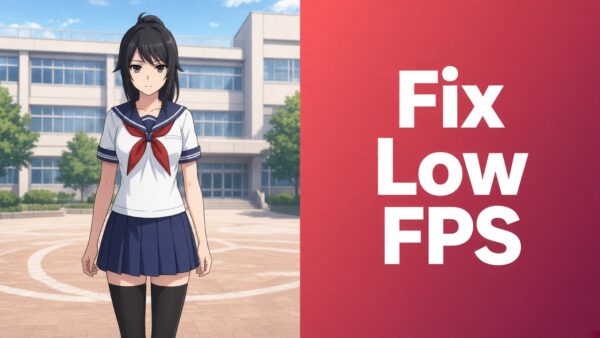 Ayano Aishi at Akademi daytime — Fix Low FPS split featured image